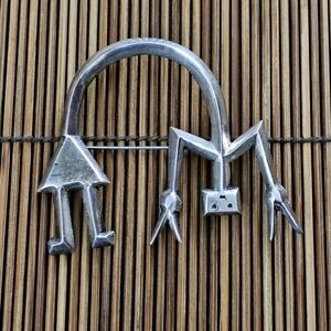 Sterling Silver Navajo Yei Brooch (Vintage)